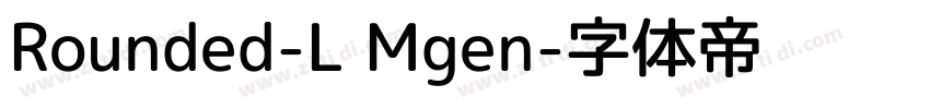 Rounded-L Mgen字体转换